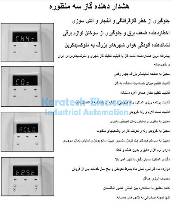 تشخیص گاز CO